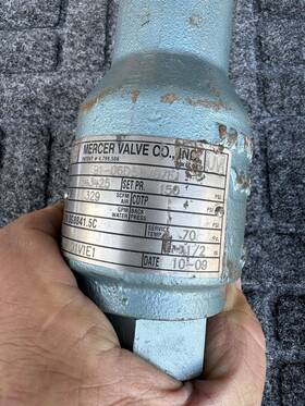 91-06051v07e1 Mercer 91-06d51v07e1 Pressure Relief 1/2 Inch