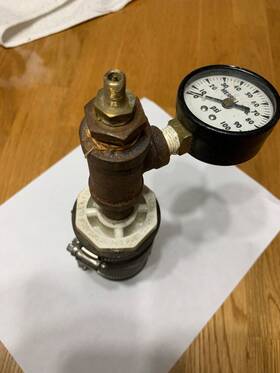 Pgnl100 Merrill Pressure Gauge 0-100 Psi Made To Fit 1-1/2 Inch Pvc Pipe