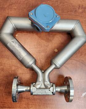 Cmf050m314nu Micro Motion Used 300# 1/2 Inch Mass Flow Sensor