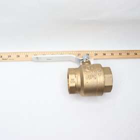 832t224-nl Midline Valve Full Port Ball Brass 2 Inch Fip X
