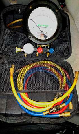845-5-0018 Midwest Instrument Model Backflow Test Kit With Hoses In Plastic Case