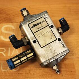 25-150 Miller Fluid Power 3252-s Pneumatic Control Valve Psi - Used
