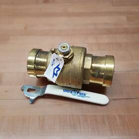 Upba-480b Milwaukee Valve Ultra Pure 212 2-1/2 Inch Ball 200 Wog Brass