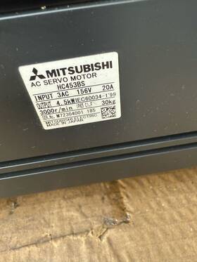 Hc453bs Mitsubishi Ac Servo Motor 3000rpm 156v 20a 4.5kw Sameday Ship Available