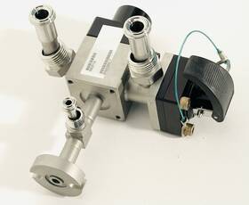 99e0716 Mks High Vacuum Valve Assembly 1/2 Inch 1/4 Vcr 90 Angle Pump Chamber Gauge Parts