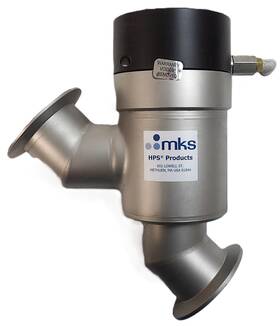 100018423 Mks Instruments Pneumatic Angle Valve Working Surplus
