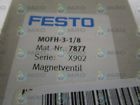 Mofh-3-1-8 Festo Solenoid Valve New In Box