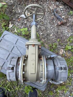 235-rf Morrison Brothers 6 In Aluminum Manual Rising Stem Gate Valve 125 Wog
