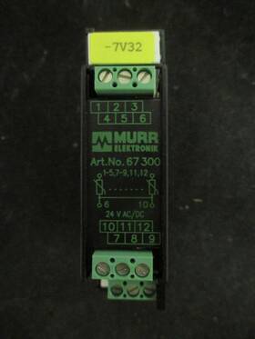 67300 Murr Elektronik Solenoid Valve Adapter 7v32 Tested/excellent