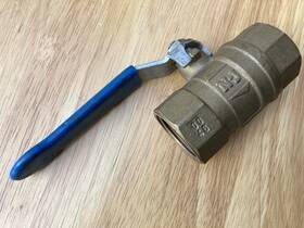 0046 N-j 1 Inch Brass Ball Valve 600 Cwp Italy Excellent