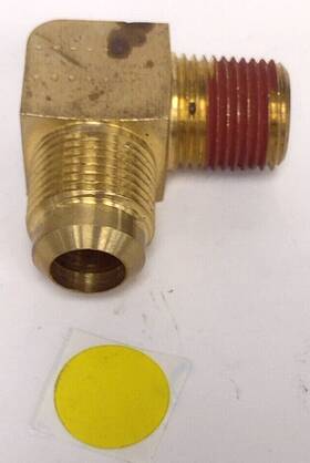 P249f-6-8 Navistar International Truck Elbow 90 Brass