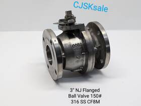 39150213600mtt248 Neles-jamesbury 39150313600mtt248 3 Inch Nj Flanged Ball Valve 150# 316 Ss Cf8m Used