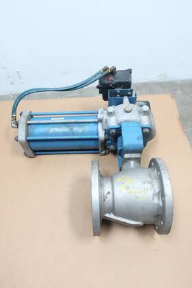 7150-31-3600-mtt-2 Neles Jamesbury St-600h Np724 Stainless Control Valve 6in 150