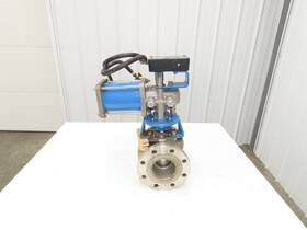 St-200-b Neles Jamesbury P-1500 4 Inch Stainless Flanged Ball Valve 316ss 100psi Pneumatic Actuator