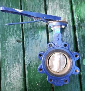 B040blabl Nibco 4 Inch Lug Style Butterfly Valve - Ductile Iron Body X Alum Bronze Disc Buna Seat