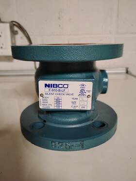 F-910-b-lf Nibco Nhdy0xf 2 .5 Inch Silent Check Valve Class 125 Bronze Seat