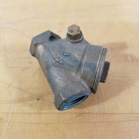 Nl73005 Nibco Brass Check Valve 3/8 Inch Npt Female/female - Used