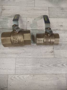 Nl950l8 Nibco 1 Inch 1/4 And Bronze Ball Valve Lot Usa Shipper