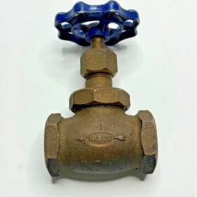 T-413 Nibco Vintage 3/4 Inch Bronze Check Valve Industrial Steampunk Art Salvage Usa