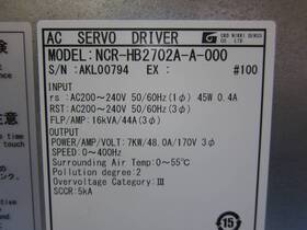 Ncr-hb2702a-a-000 Nikki Denso Mint Condition Ac Servo Driver