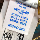T-585-70-66-hc Nl958h8 Nibco Ball Valve With Hose Cap Chain Brand New