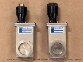 Gv-2002-nw Nor-cal 2 Linear Gate Manual Vacuum Poppet Valves Free Shipping