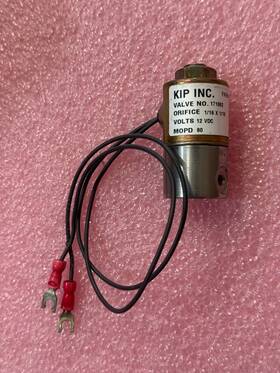 171062 Norgren Kip 12vdc 3 Way Solenoid Valve 1/16 Inch Ports #10 32 Stainless Steel