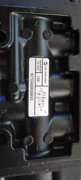 K71da00ks6kv2 Norgren Used / No Box