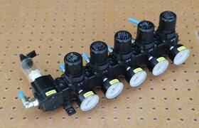 R72m-2gk-rmn Norgren Pressure Reducing Valve Adjustabl 5 Piece Assemble