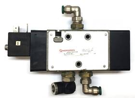 V62s417aa313jb Norgren Solenoid Valve With Push-to-connect Fittings Used