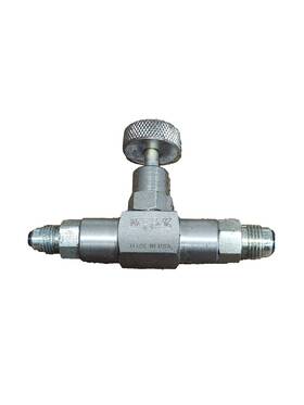 142-effc Noshok 7/16-20 Unf2b Female-female Hard Seat Mini Needle Valve 6000 Psi