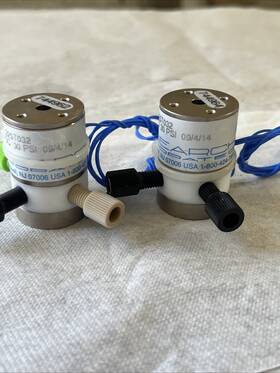 225t032 Nresearch 3-way Isolation Standard Valve 24vdc 30psi Lot Of 2
