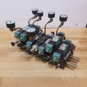 081ss500k000030 Numactics 7 Port 2 Way Valve With 1qty Solenoid - Used