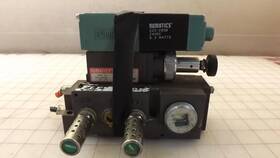081rs100j016w00 Numatics 225-285b Solenoid Valve With Regulator And Manifold T3196