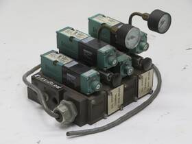 082sa415m000061 Numatics Solenoid Assy W Minifold Flexiblok T248625