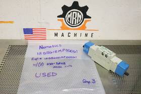 12bb615mp00061 Numatics Solenoid Valve With 2 236-384b 24vdc Coils Used Warranty