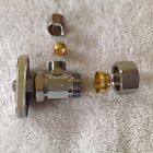 Ocr19c Brasscraft Lot Of Angle Valve Compression Comp Chrome