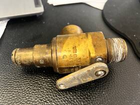Rv-29 Oxweld Used 3/4 Inch Brass Pressure Relief Valve 75 Lbs