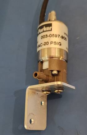 003-0597-900 Parker Valve # Vac-20 Psig 12v