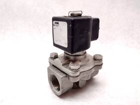 12f23o6148acf Parker 3/4 Inch Gold Ring N.o. Pilot Operated Solenoid Valve Stainless