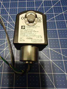 1f4c80 Parker Solenoid Valve 2 Way 24 Vdc Shutoff