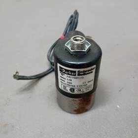 741150115 Parker Schrader Bellows Solenoid Valve 2 Way Nc 120/60hz Untested