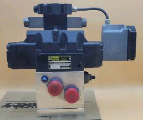 D81fhe01f4vb0030 Parker D81fh Proportional Hydraulic Valve With D1fve 50bcvlw30 350 Bar