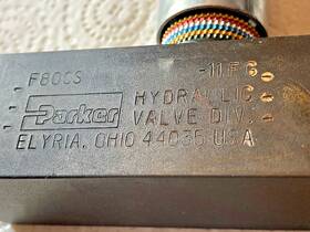 F800s-11fg Parker Colorflow F Series In-line Hydraulic Flow Control Valve 1/2 Inch