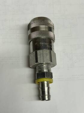 Fs-501-8fp Parker Fs-801-fp Bruning Female Hydraulic Fitting 1 Inch 2000 Psi