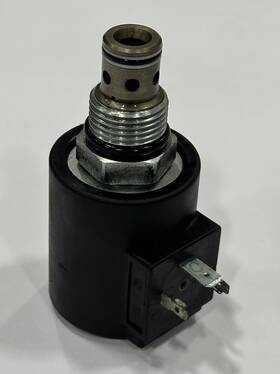 Gs02-81 Parker Bi-directional Poppet 2-way Valve With 24vdc Super Coil Solenoid