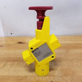 Lv6bab Parker Pneumatic Lockout Valve G 3/4 Inch 1-1/4 Exh - Used
