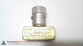 N-200-b11 Parker Hydraulic 1/8 Inch Needle Valve #282222