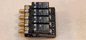 Ps1-e12 Parker Lot Of 4 Pneumatic Valve 120v Ac Solenoid Excellent Condition
