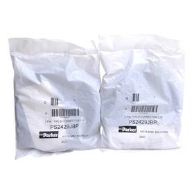Ps2429jbp Parker Lot Of 2 Solenoid Connector Cable 22mm Type B 3-pin Meters